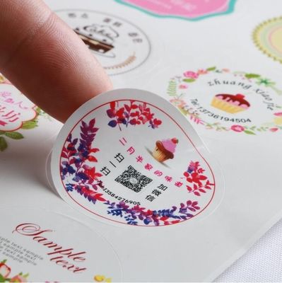 Custom Waterproof PVC/Vinyl Sticker Self-Adhesive Label for Cosmetic/Food Packaging