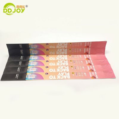 Colorful Printing Logo Disposable Tyvek Wristbands for Events Waterproof Paper Bracelets