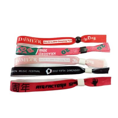 Usage Scenarios Personalized Satin Fabric Wristbands for Events Festivals Parties and More