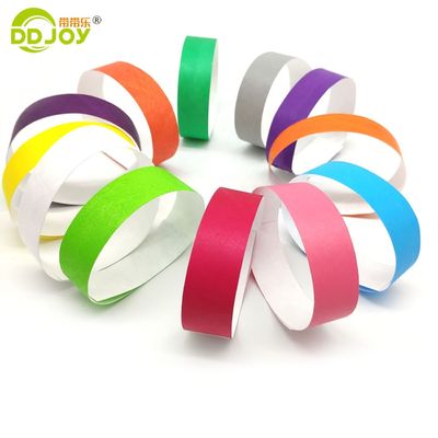 Tear-Resistant Tyvek Paper Wristbands for Wedding Celebrations 250*25mm and 250*19mm
