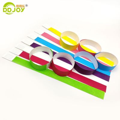 Tear-Resistant Tyvek Paper Wristbands for Wedding Celebrations 250*25mm and 250*19mm