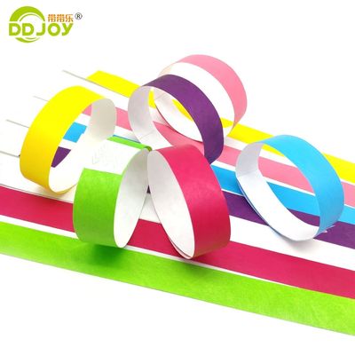 Tear-Resistant Tyvek Paper Wristbands for Wedding Celebrations 250*25mm and 250*19mm