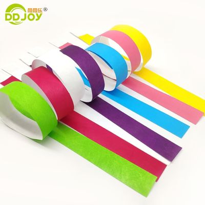 Tear-Resistant Tyvek Paper Wristbands for Wedding Celebrations 250*25mm and 250*19mm