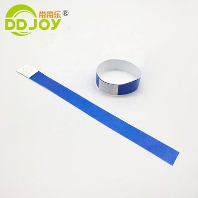 Target End User Blue Vendor/Admission Wristbands 3/4 inch Tyvek with Series Numbers