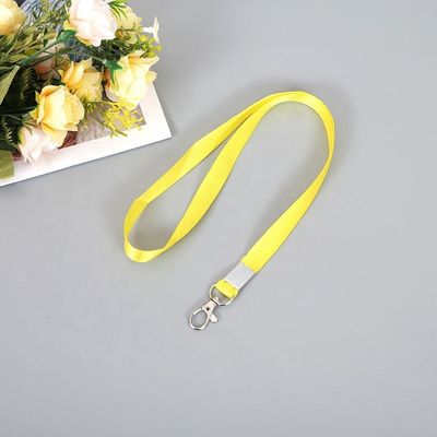 Thermal Transfer Printing Flat Polyester Single Custom Sublimation Lanyards With Logo