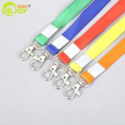 Thermal Transfer Printing Flat Polyester Single Custom Sublimation Lanyards With Logo