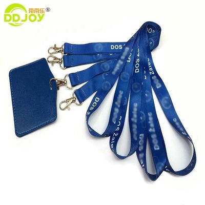 Thermal Transfer Printing Flat Polyester Single Custom Sublimation Lanyards With Logo