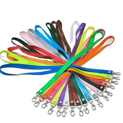 Customed Heated Transfer Keychain Neck Strap Polyester Lanyards for Keys 900*15*0.65mm