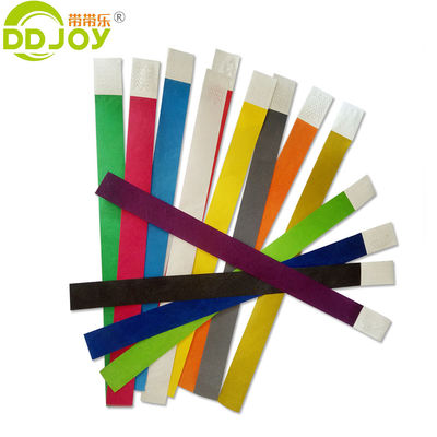 Custom Logo Dupont Paper Bracelet for Multipurpose Meeting Admission Jewelry Type Bangles