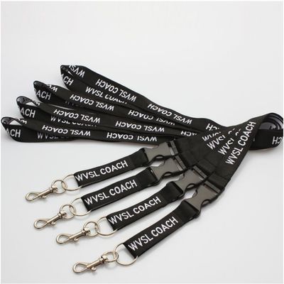 900*15*0.65mm Custom Logo Sewing Stainless Lanyards with Heat Transfer Steel Beed