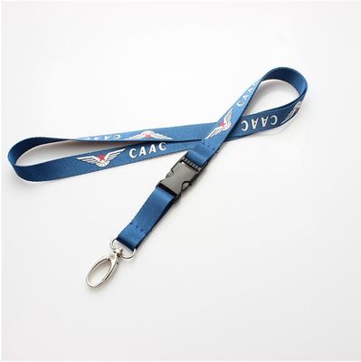 900*15*0.65mm Custom Logo Sewing Stainless Lanyards with Heat Transfer Steel Beed