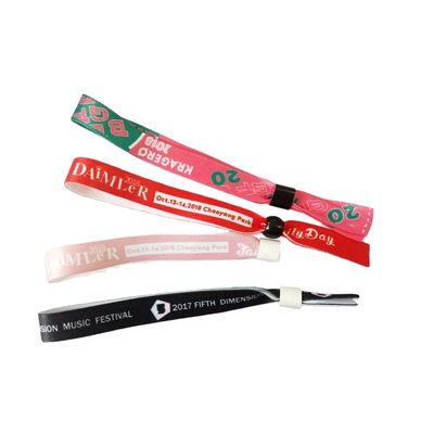 350*15mm Cloth Wristbands Custom Logo for Holiday Decoration and Gifts Eco Friendly