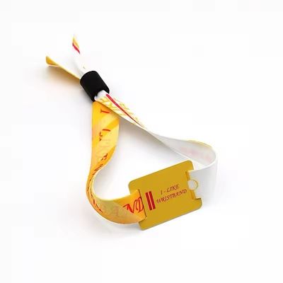 Custom Printed RFID Wristbands in Satin Fabric for Event and Festival Identification