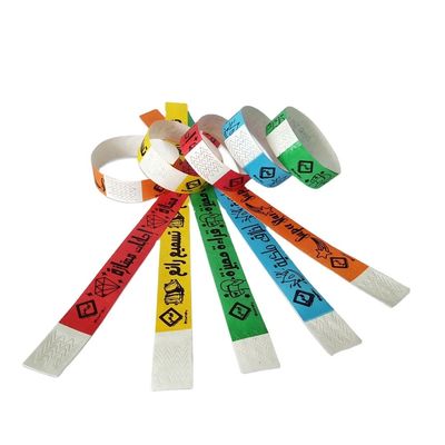ISO9001 Certified Waterproof Tyvek Paper Bracelets for Event Identification and Entry