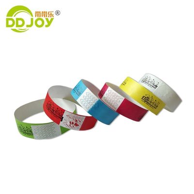 ISO9001 Certified Waterproof Tyvek Paper Bracelets for Event Identification and Entry