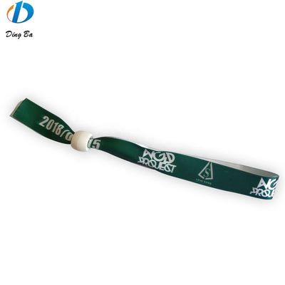 Custom Colorful Woven Festival Fabric Wristbands Perfect for Promotion Decorate Gifts