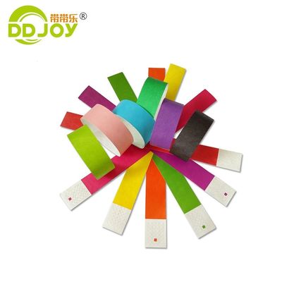 Secure Your Entry Tickets with 3/4 Inch Tyvek Wristbands Paper Bracelet Included