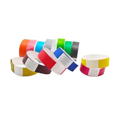 Secure Your Entry Tickets with 3/4 Inch Tyvek Wristbands Paper Bracelet Included