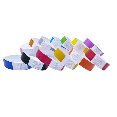 Secure Your Entry Tickets with 3/4 Inch Tyvek Wristbands Paper Bracelet Included