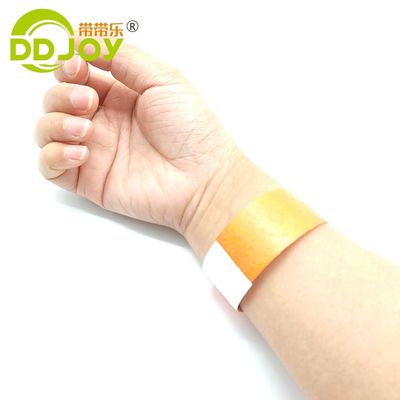 Secure Your Entry Tickets with 3/4 Inch Tyvek Wristbands Paper Bracelet Included