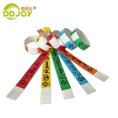 Self Adhesive Event Admission Wristband with Custom Printing and Shipping Options