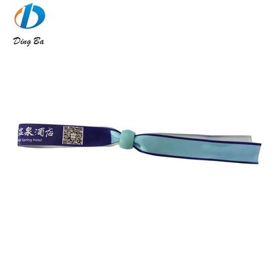 Concert Events Green Polyester Woven Fabric Personalized Customized Bracelets Bangles