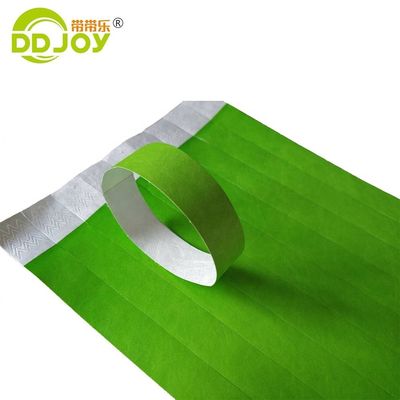 Solid Color Wristbands for Festivals and Parties Custom Waterproof Tyvek Wrist Band