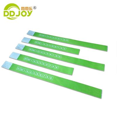 Solid Color Wristbands for Festivals and Parties Custom Waterproof Tyvek Wrist Band