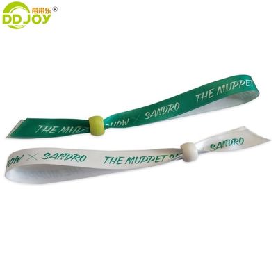100pcs Sublimated Satin Ribbon Wristband for Festival Customized Gifts Promotion