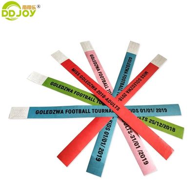 Leading of Tyvek Paper Wristbands/Bracelets for Festival Events Materials and Designs