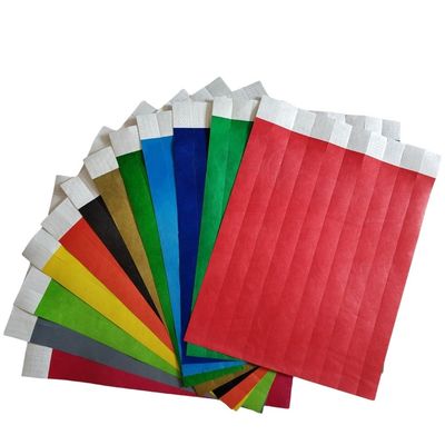 Affordable Custom Printed Tyvek Wristbands for Events and Parties Printing As Request