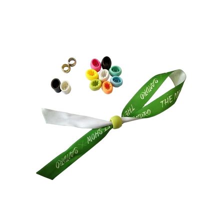 Fastener Fabric Woven Wristbands Ideal for Guest/Vendor/Media/Staff at Festivals