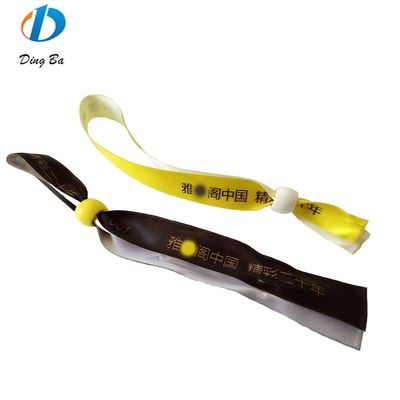 Fastener Fabric Woven Wristbands Ideal for Guest/Vendor/Media/Staff at Festivals