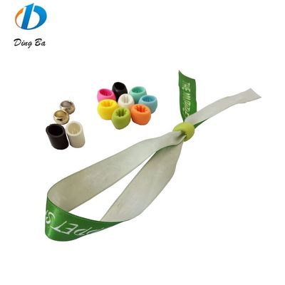 Fastener Fabric Woven Wristbands Ideal for Guest/Vendor/Media/Staff at Festivals