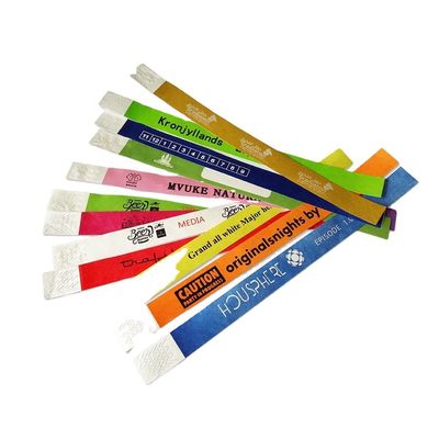 Custom Events Wristbands Fast Shipment via DHL FEDEX UPS TNT EMS Dupont Paper/Tyvek