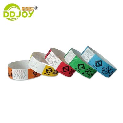 Custom Events Wristbands Fast Shipment via DHL FEDEX UPS TNT EMS Dupont Paper/Tyvek