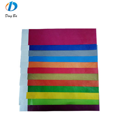 3/4 inch Plain No Logo Paper Bracelets Tyvek Wristband Essential Bangles Jewelry Type