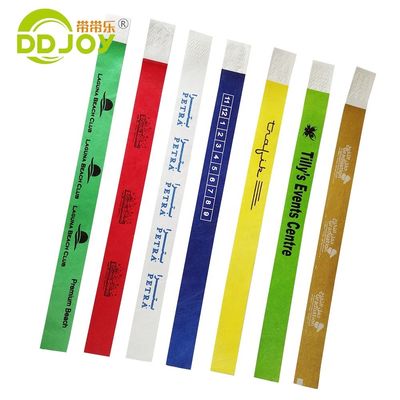 Custom Tickets Wrist Band / Bracelet None Pearl Type Composite Paper Plastic Materials