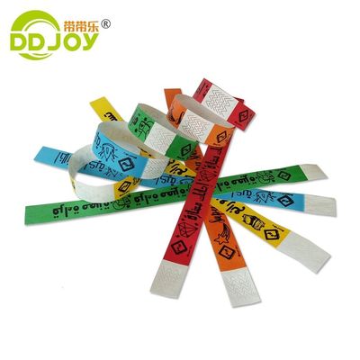 Printable Armbands 250*25mm 1 inch Disposable Wristbands for Thanksgiving Day Gifts