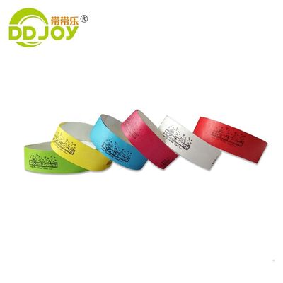 Custom Tyvek Wristband for Events and Parties 250*25mm/250*19mm Personalized Design