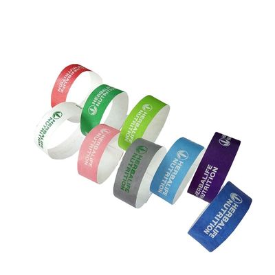 Target End User Events and Festivals Custom Tyvek Wristbands for Park/Club/Party