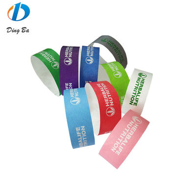 Target End User Events and Festivals Custom Tyvek Wristbands for Park/Club/Party