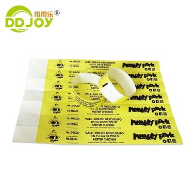 Supply Tyvek Paper Wrist Band For Events Popular Products Bracelet / Wristbands Park