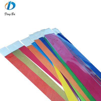 1 Inch Plain Solid Color Bracelet for Holiday Events Customized Colorful DuPont Paper