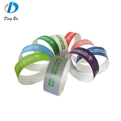 DDJOY Waterproof Disposable Tyvek Paper Event Wristbands 15 Colors to Match Your Theme
