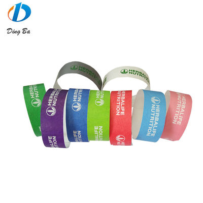 DDJOY Waterproof Disposable Tyvek Paper Event Wristbands 15 Colors to Match Your Theme