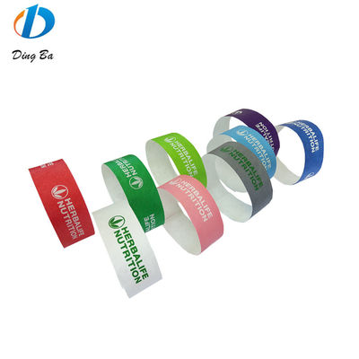 DDJOY Waterproof Disposable Tyvek Paper Event Wristbands 15 Colors to Match Your Theme