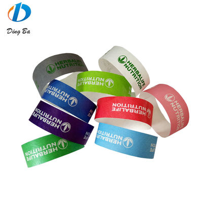 DDJOY Waterproof Disposable Tyvek Paper Event Wristbands 15 Colors to Match Your Theme