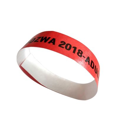 Custom Tyvek Wristband for Special Events 250*25mm/250*19mm Customized Designs