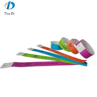 Custom Events Festival Paper Wristband Jewelry Main Material Dupont/Tyvek Paper